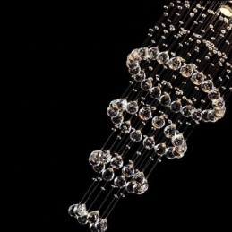 Candelabru Cristal Contemporan Elegant Plafoniera Duplex Scara