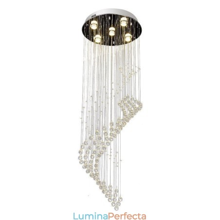 Candelabru elegant din cristal Raindrop Plafoniere Foyer Candelabru elegant din cristal Raindrop Plafoniere Foyer
