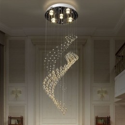 Candelabru elegant din cristal Raindrop Plafoniere Foyer