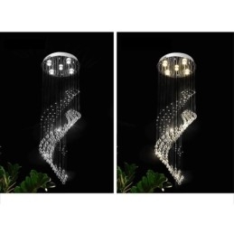 Candelabru elegant din cristal Raindrop Plafoniere Foyer