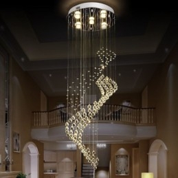 Candelabru elegant din cristal Raindrop Plafoniere Foyer