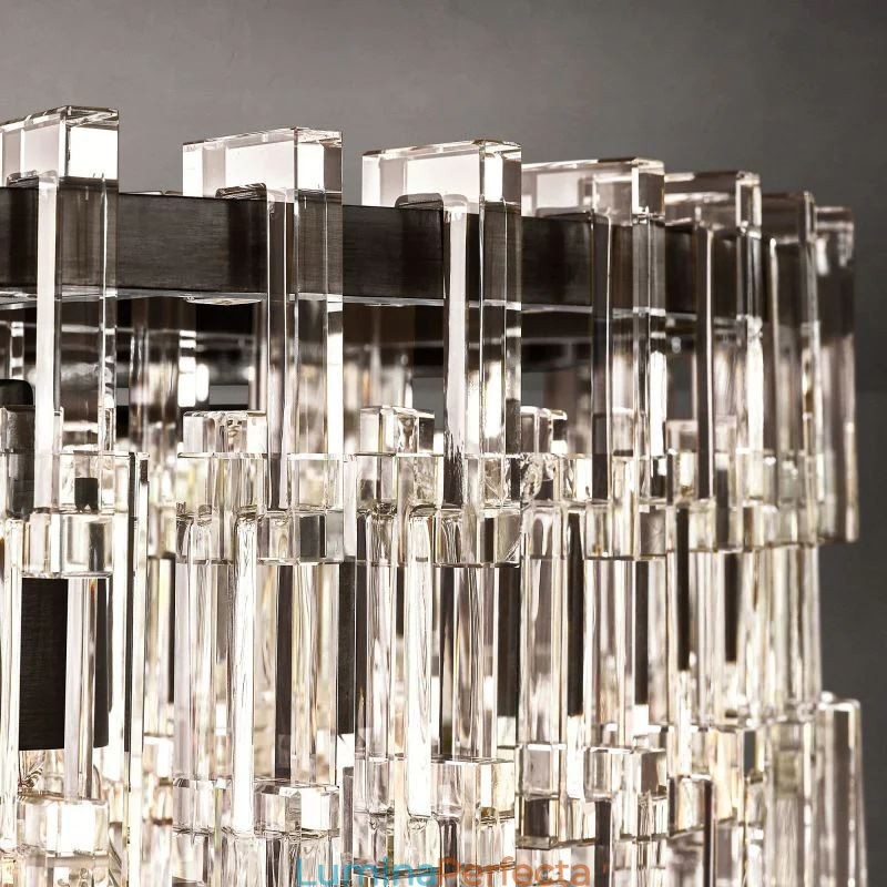 Plafoniera Americană Lumină suspendată din cristal de lux 60cm