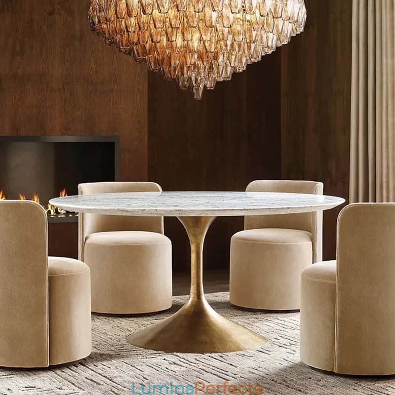 American Pendant Lampa Sticla Plafoniera Chihlimbar Transparenta 90cm 14 Lumini