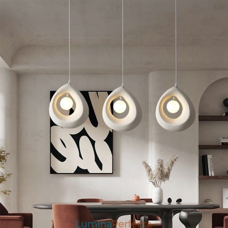 Lampă suspendată din rășină Lampă de tavan modernă simplă Lampă suspendată din rășină Lampă de tavan modernă simplă