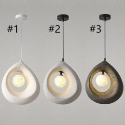Lampă suspendată din rășină Lampă de tavan modernă simplă