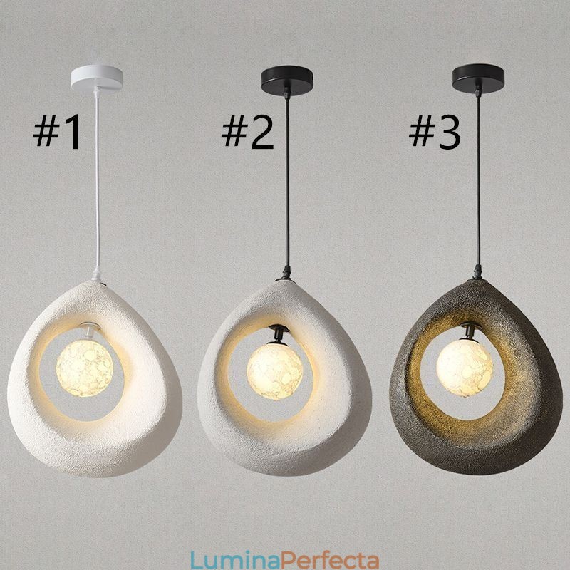 Lampă suspendată din rășină Lampă de tavan modernă simplă
