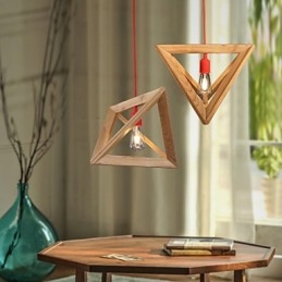 Candelabru nordic din lemn Cafe Clothing Candelabru decorativ retro creativ din stejar
