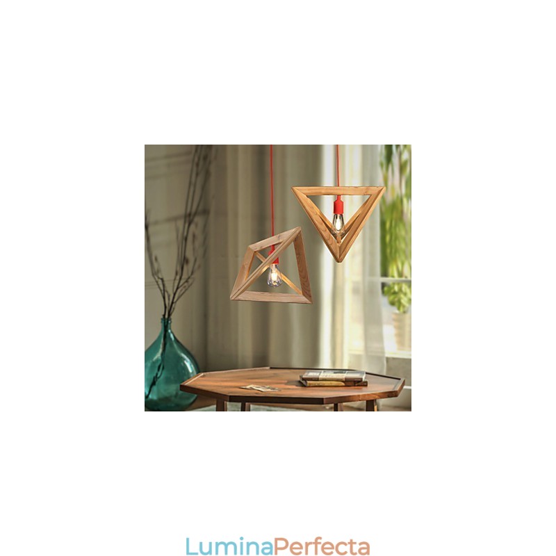 Candelabru nordic din lemn Cafe Clothing Candelabru decorativ retro creativ din stejar