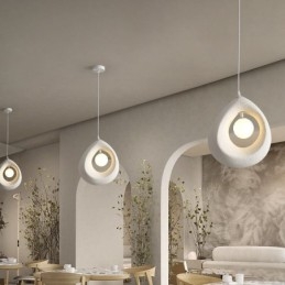 Lampă suspendată din rășină Lampă de tavan modernă simplă