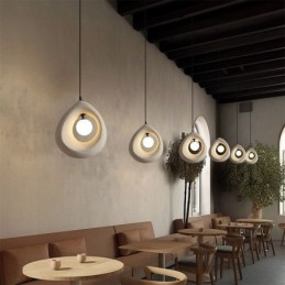 Lampă suspendată din rășină Lampă de tavan modernă simplă