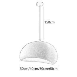 Lampă suspendată din rășină Lampă suspendată minimalistă