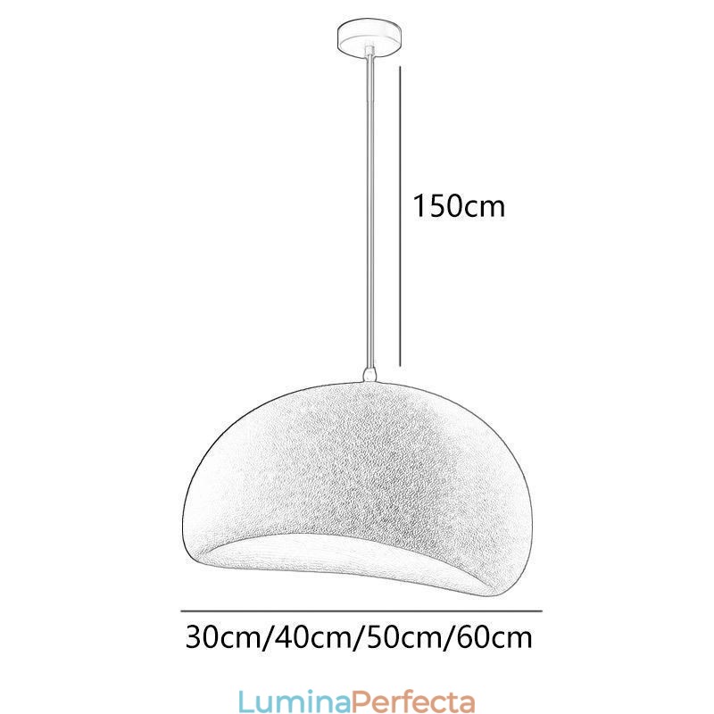 Lampă suspendată din rășină Lampă suspendată minimalistă