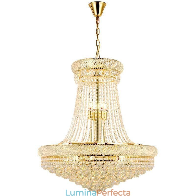 Plafoniera decorativă duplex modernă de cristal