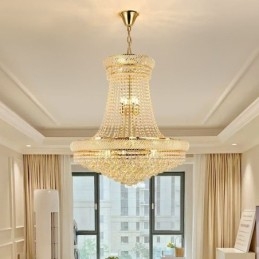 Plafoniera decorativă duplex modernă de cristal