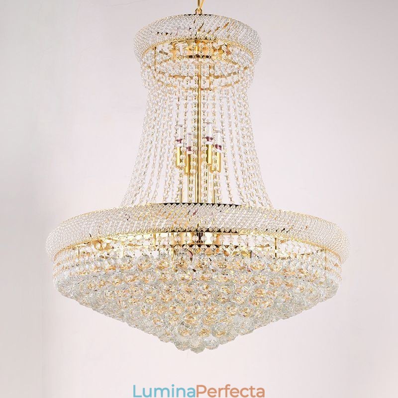 Plafoniera decorativă duplex modernă de cristal