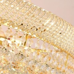 Plafoniera decorativă duplex modernă de cristal