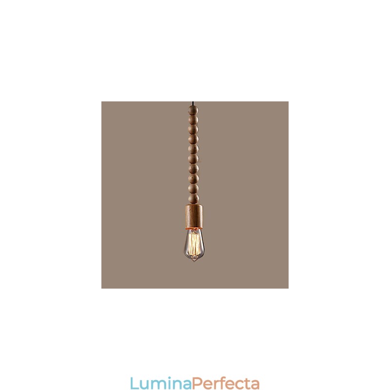 Candelabru Mini Stil Tradițional Clasic Lemn Bambus