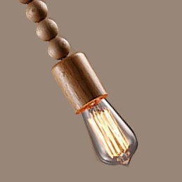 Candelabru Mini Stil Tradițional Clasic Lemn Bambus