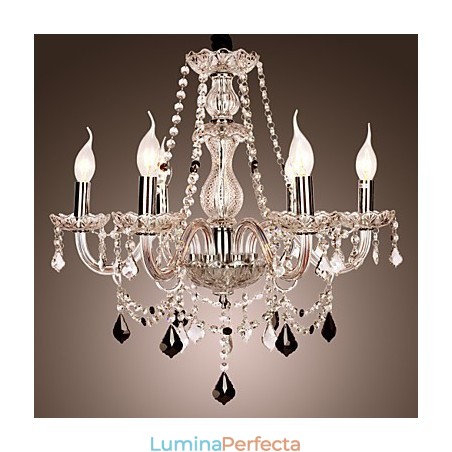 Rustic Lodge Crystal Altele Candelabru din sticla