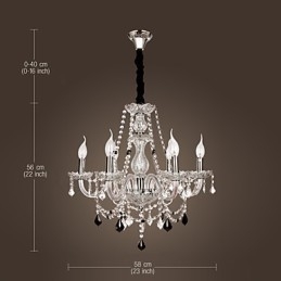 Rustic Lodge Crystal Altele Candelabru din sticla