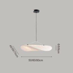 Plafoniera Decor Matase Pendanta Alb Cald