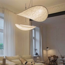 Plafoniera Decor Matase Pendanta Alb Cald