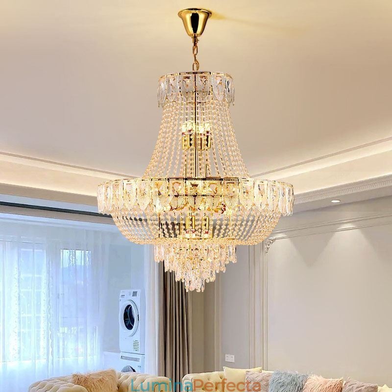 Plafoniera decorativă de lux din cristal