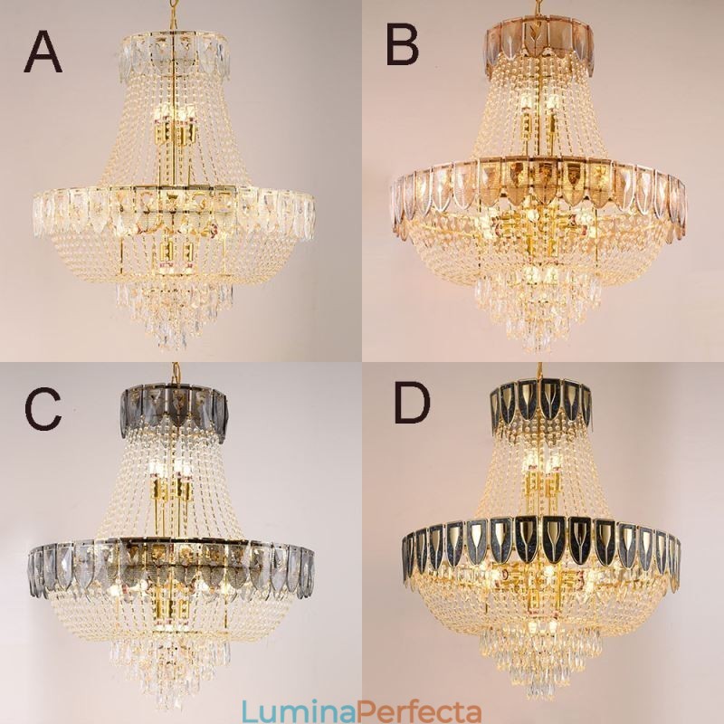 Plafoniera decorativă de lux din cristal