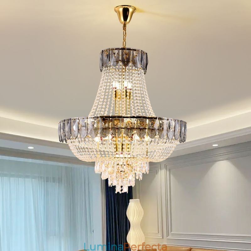 Plafoniera decorativă de lux din cristal