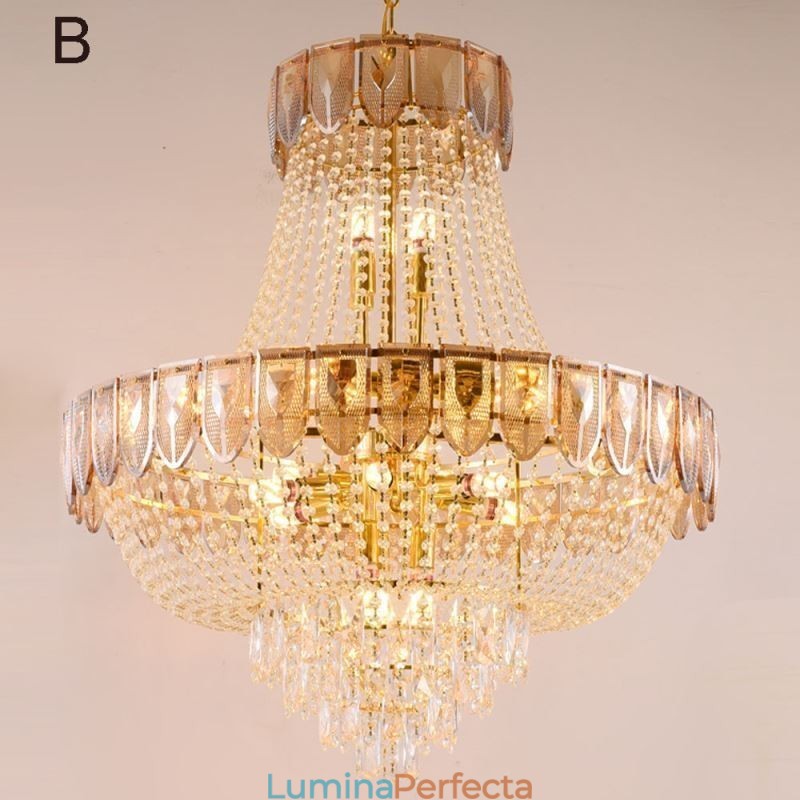 Plafoniera decorativă de lux din cristal