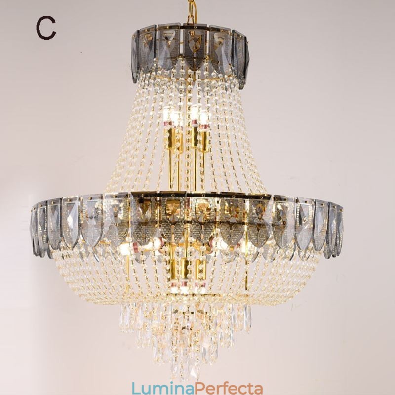 Plafoniera decorativă de lux din cristal