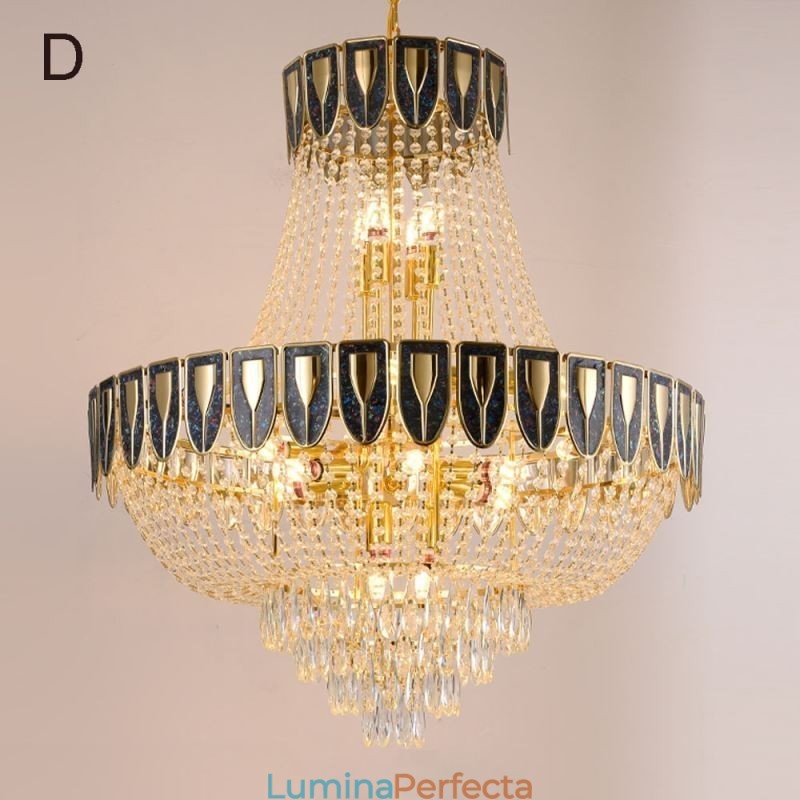 Plafoniera decorativă de lux din cristal
