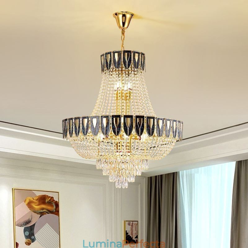 Plafoniera decorativă de lux din cristal