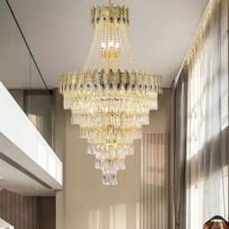 Lampă suspendată din cristal Lampă suspendată decorativă de lux sofisticată 80cm