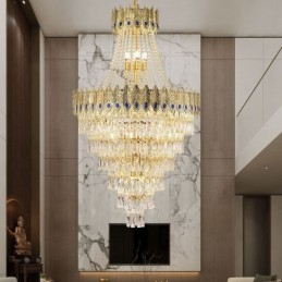 Lampă suspendată din cristal Lampă suspendată decorativă de lux sofisticată 80cm