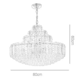 Plafoniera decorativă de lux de la etajul 4 cu tăbliță de fier auriu