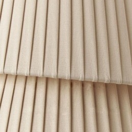 Lampă suspendată în stil crem franțuzesc Lampă de tavan cu abajur din material textil cu două straturi