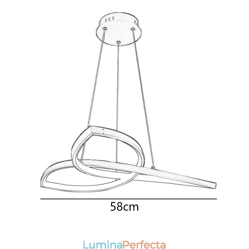Lampă suspendată Plafoniera minimalistă Clover