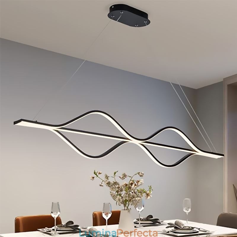 Plafoniera cu pandantiv minimalist Light Wave