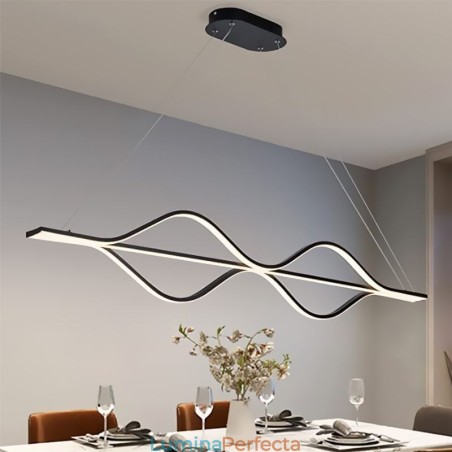 Plafoniera cu pandantiv minimalist Light Wave Plafoniera cu pandantiv minimalist Light Wave