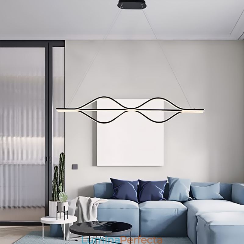 Plafoniera cu pandantiv minimalist Light Wave