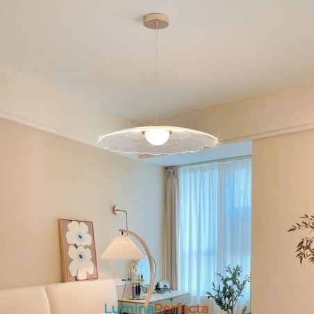 Lampă suspendată Plafoniera acrilic cu flori Lampă suspendată Plafoniera acrilic cu flori