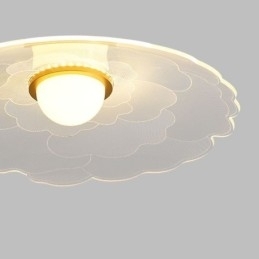 Lampă suspendată Plafoniera acrilic cu flori