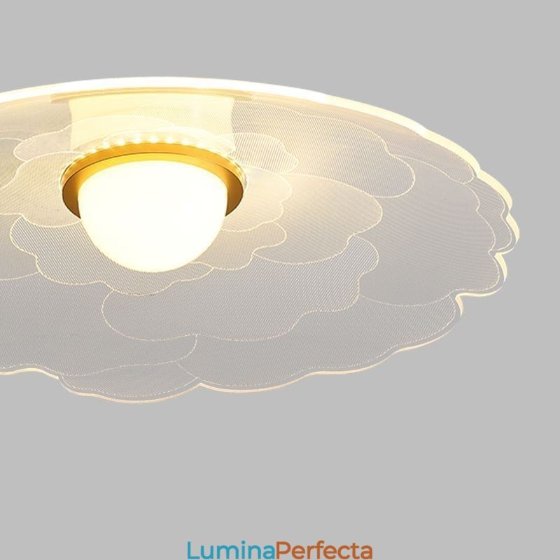Lampă suspendată Plafoniera acrilic cu flori