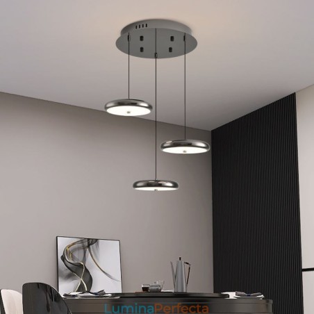 Lampă suspendată cu trei capete Lampă suspendată rotundă Lampă suspendată cu trei capete Lampă suspendată rotundă