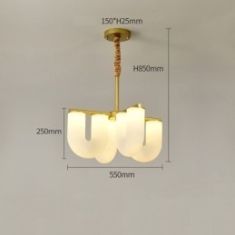 Candelabru în formă de U, în stil franțuzesc, pandantiv