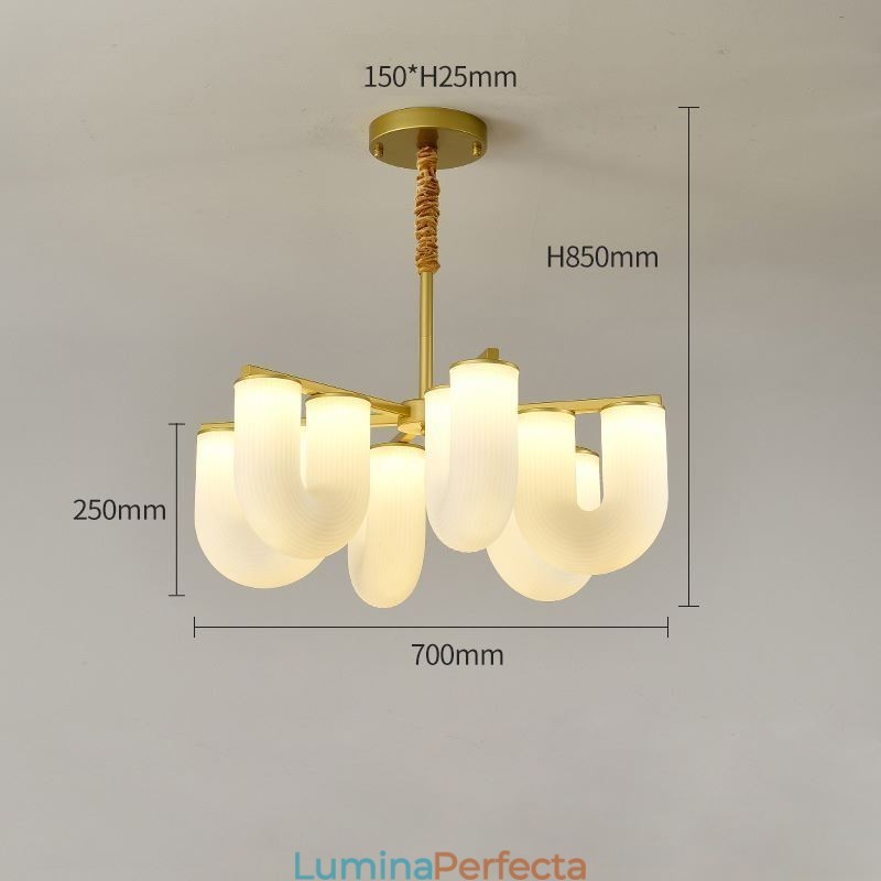 Candelabru în formă de U, în stil franțuzesc, pandantiv