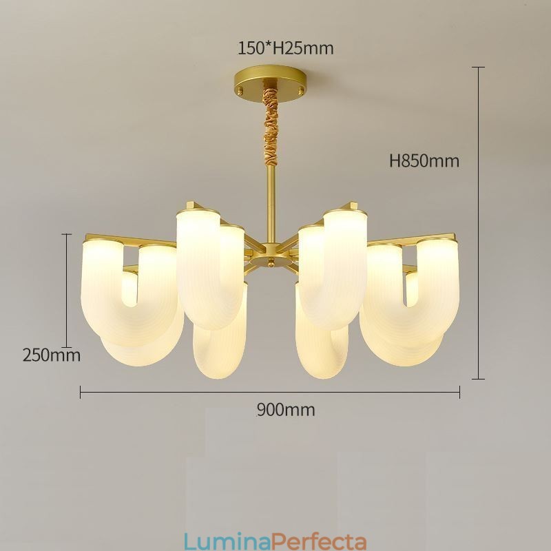 Candelabru în formă de U, în stil franțuzesc, pandantiv