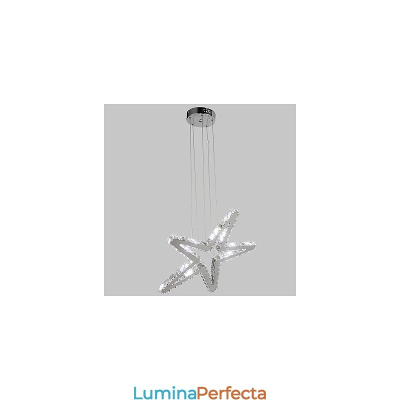 Candelabru tradițional clasic din metal cromat