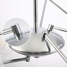 Lampă suspendată din sticlă în stil european Plafoniera cu fasole magică simplă
